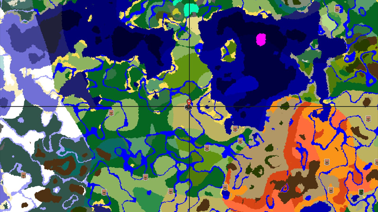 Jungle Temple Near a Savanna River — Minecraft seed preview