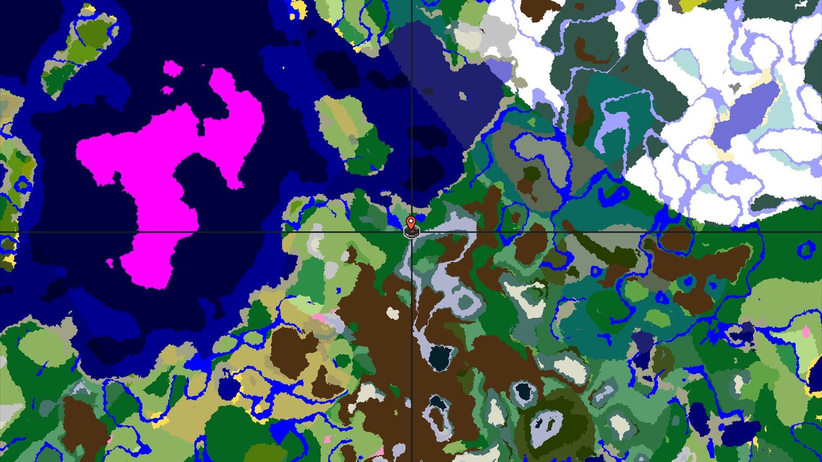 Spawn in a Forest, Mountains Nearby — Minecraft seed preview