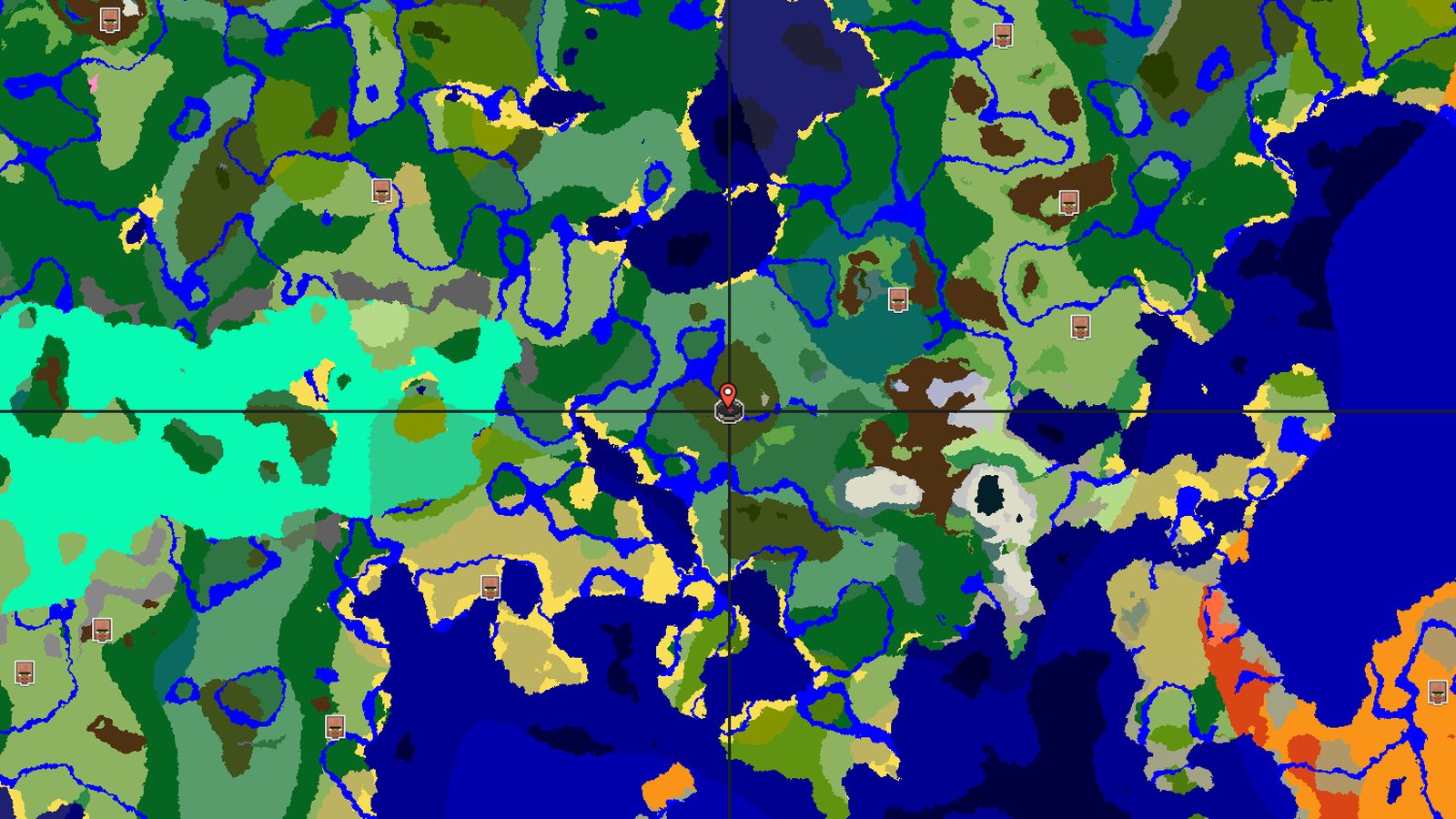 Dark Forest Spawn Near Fast Underground Structures — Minecraft seed preview