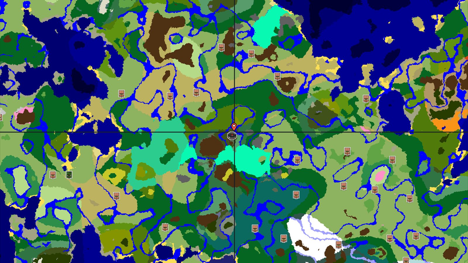 Spawn in Windswept Forest With Nearby Jungle — Minecraft seed preview