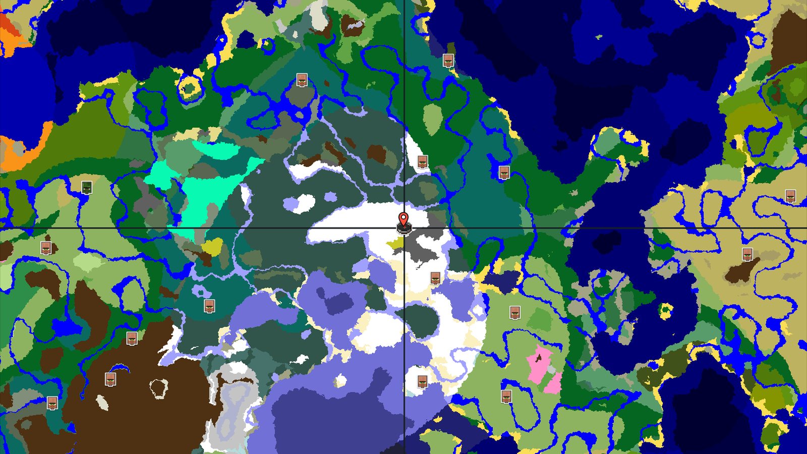 Snowy Plains Spawn with Nearby Mineshaft and Trial Chambers — Minecraft seed preview