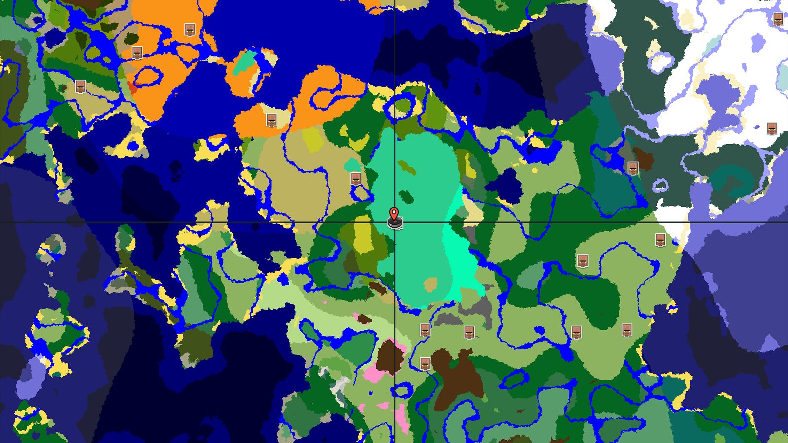 A Mangrove Spawn with Immediate Structures — Minecraft seed preview