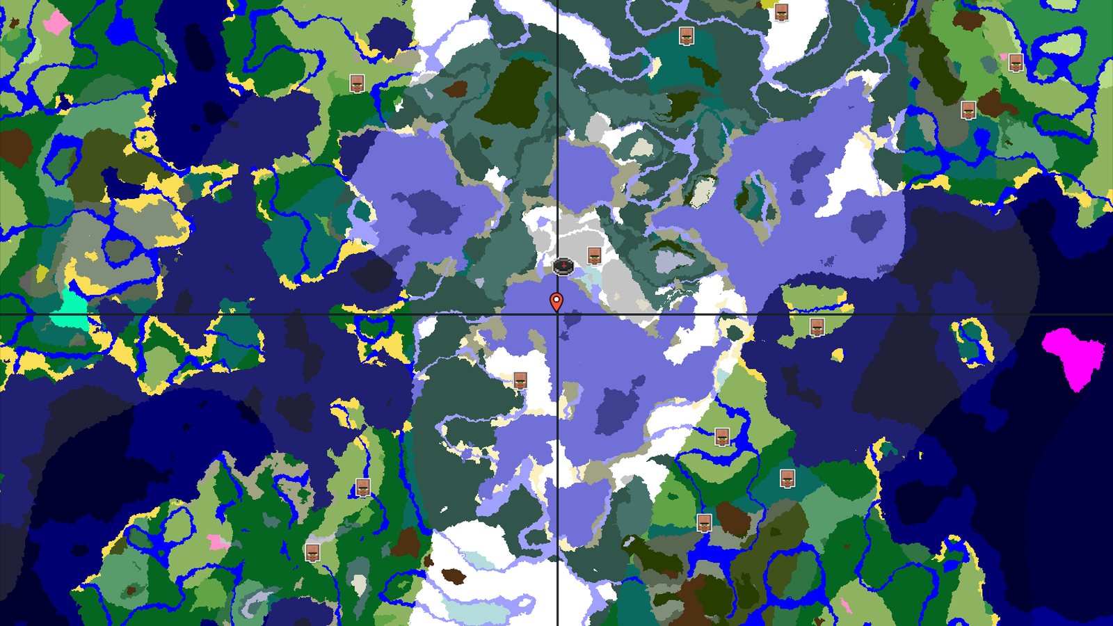 Ice Spikes Beside a Frozen Ocean — Minecraft seed preview