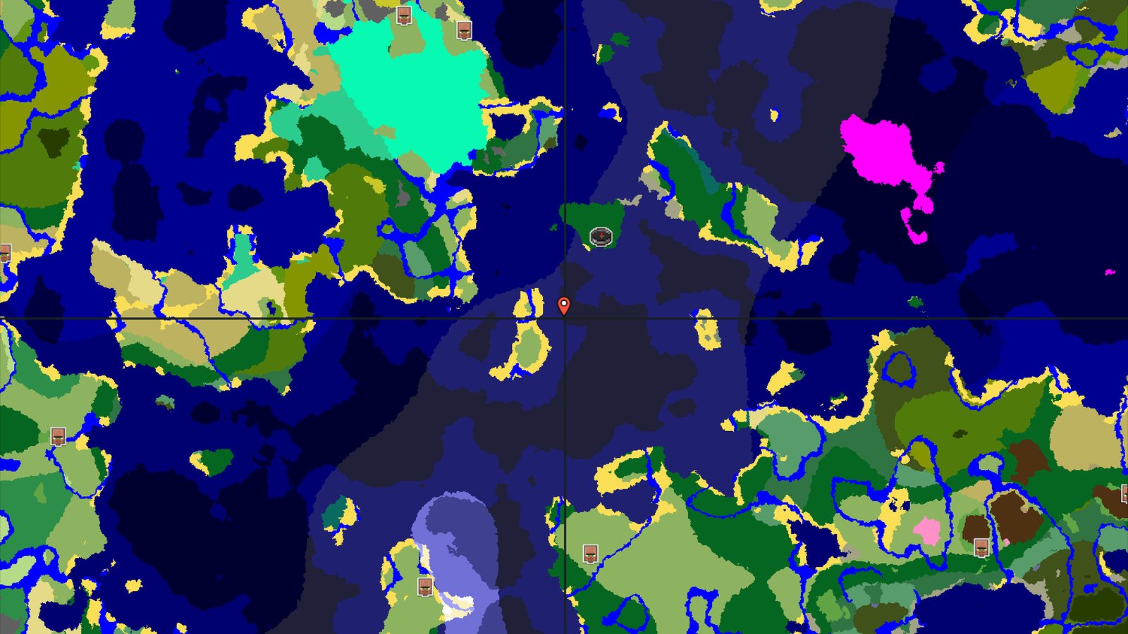 Trial Chambers and Ocean Monument Near Spawn — Minecraft seed preview