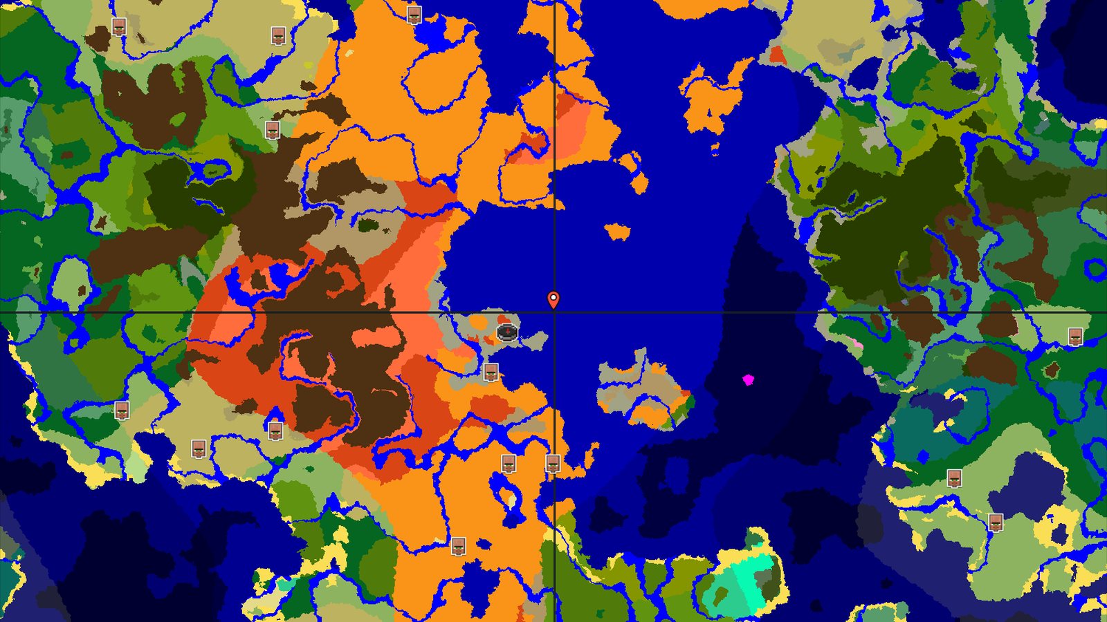 Desert Spawn with Nearby Trial Chambers — Minecraft seed preview