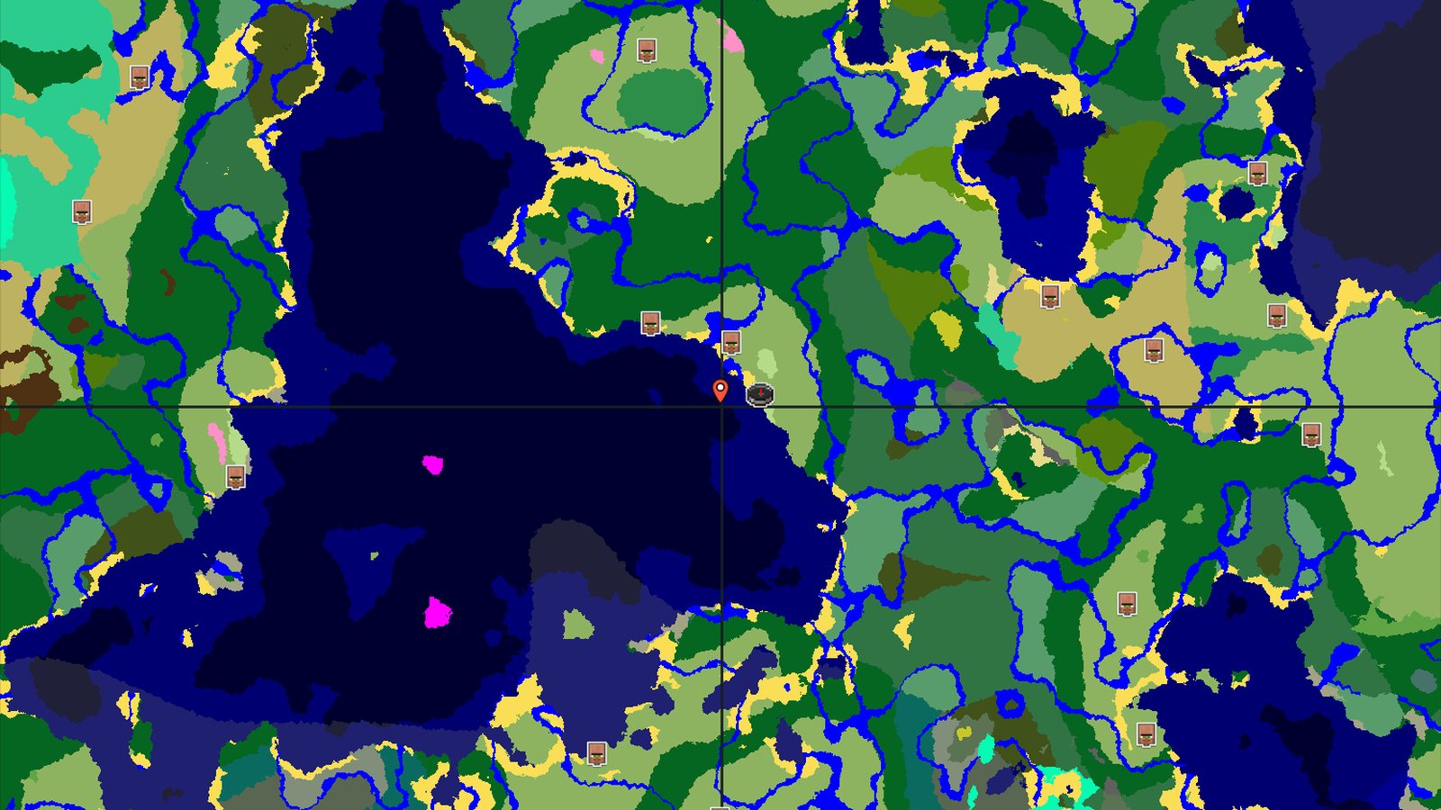 Ocean Views and Underground Treasures — Minecraft seed preview