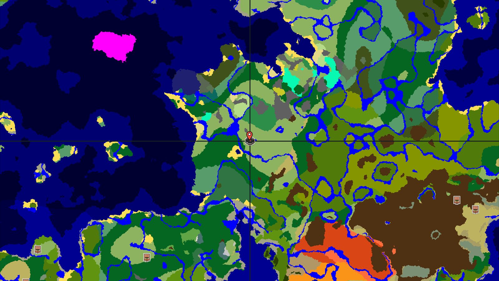 Spawn in Plains with Nearby Mineshaft and Trial Chambers — Minecraft seed preview