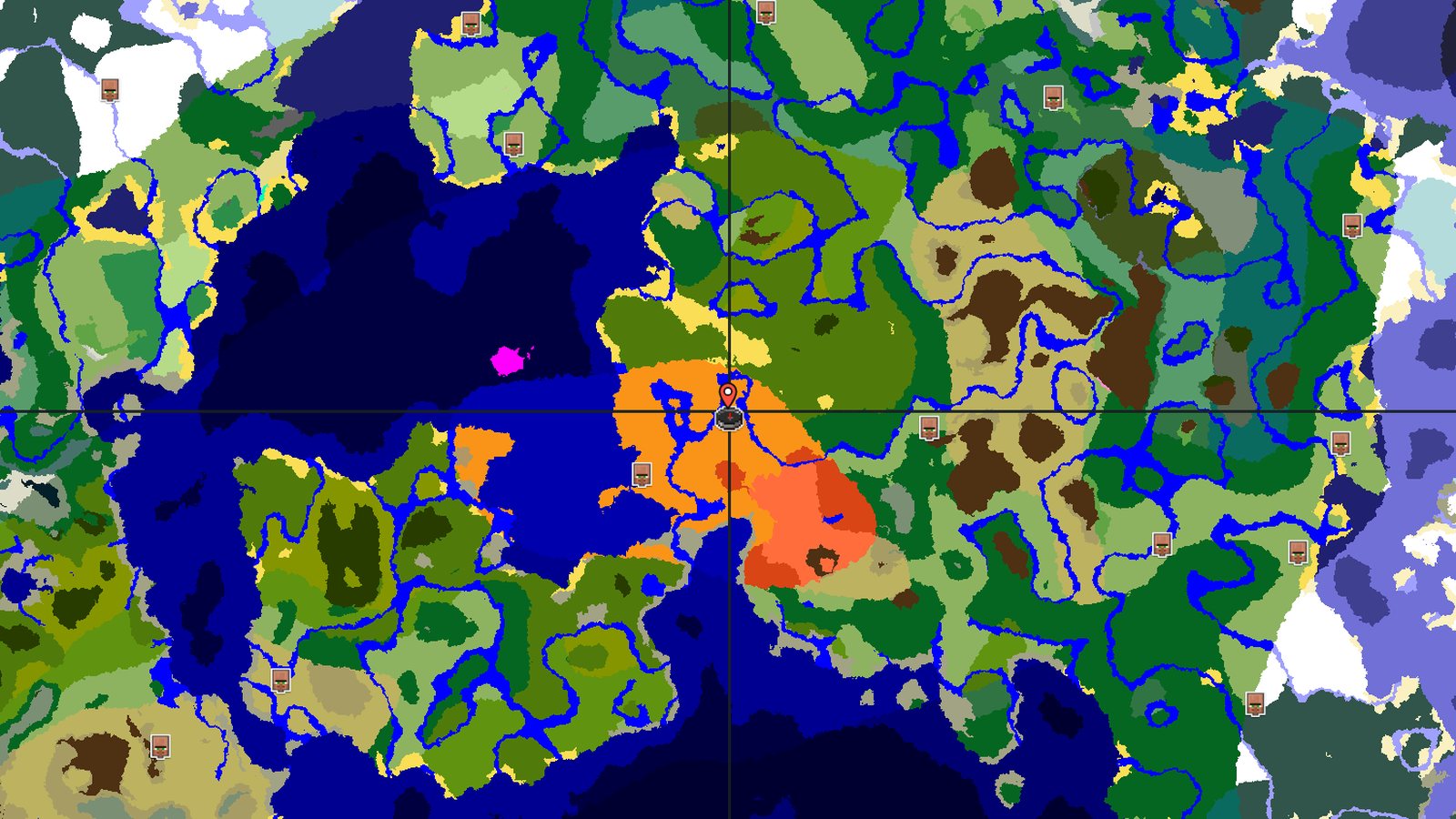 Jungle Temple and Badlands Beyond the Desert — Minecraft seed preview