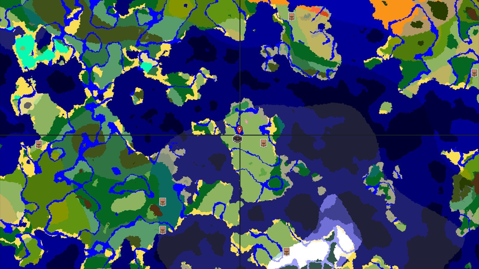 Pillager Outpost and Trial Chambers Nearby — Minecraft seed preview