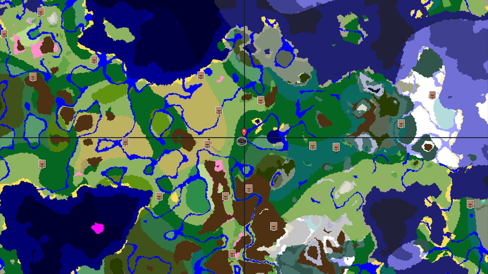Forest Spawn with Nearby Cherry Grove and Mansion — Minecraft seed preview