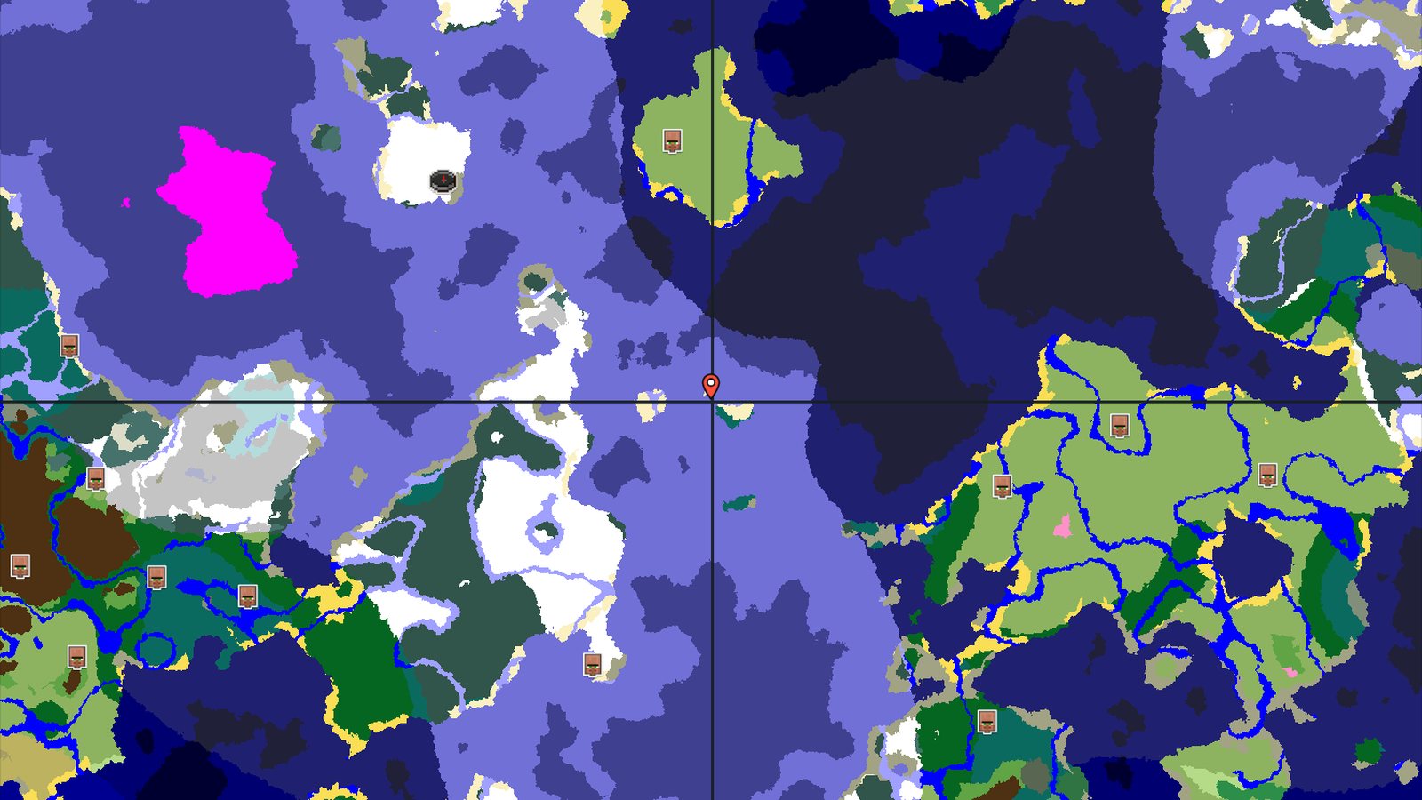 Frozen Ocean World with Nearby Trial Chambers — Minecraft seed preview
