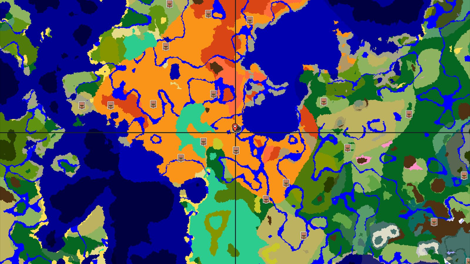 Desert Spawn with Nearby Eroded Badlands — Minecraft seed preview