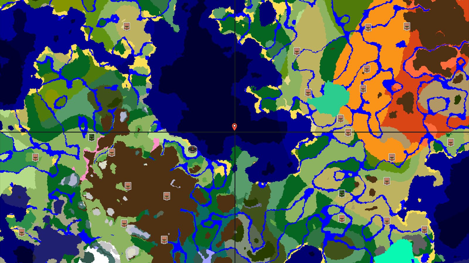 Ocean Ruin and Trial Chambers Near a Sunflower Spawn — Minecraft seed preview