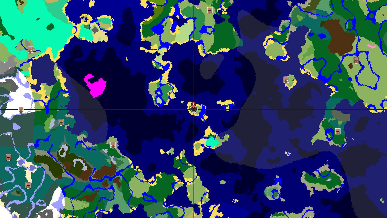 Ocean Exploration from a Flower Forest Island Start — Minecraft seed preview