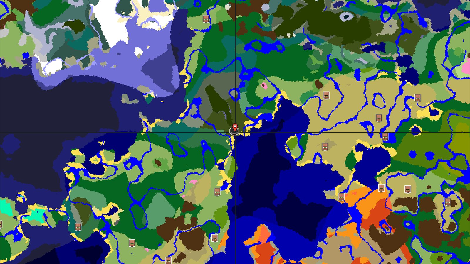 Dark Forest Spawn with Pale Garden Nearby — Minecraft seed preview