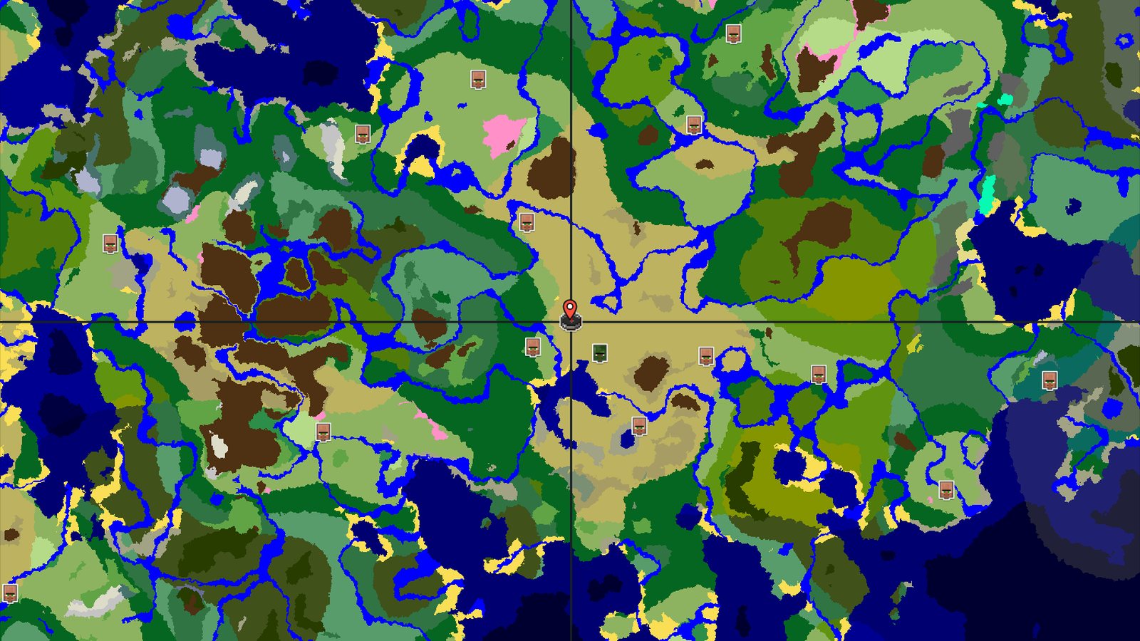 Savanna Village Beside a Lake — Minecraft seed preview