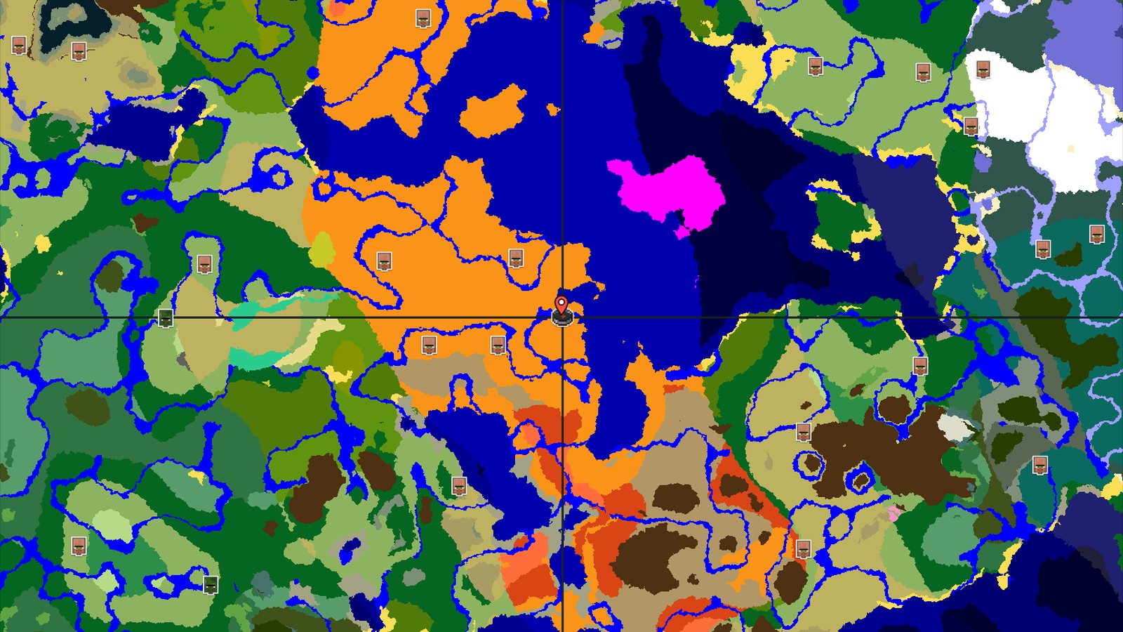 Trial Chambers Under the Desert and Ocean — Minecraft seed preview