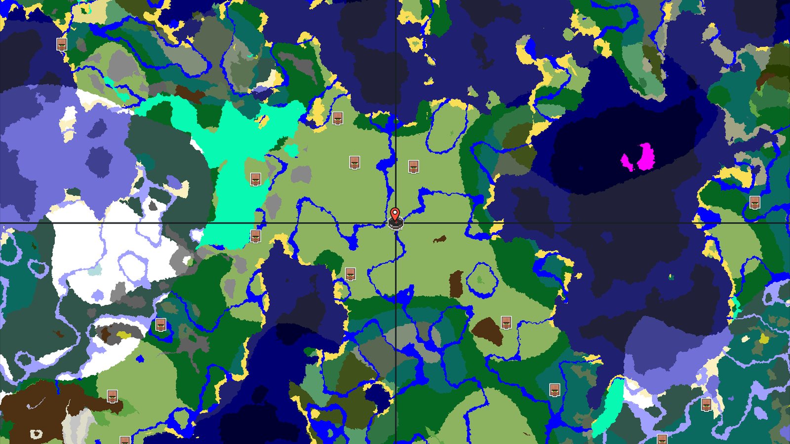 A Quick Village Start in a River-Spanning Plains — Minecraft seed preview