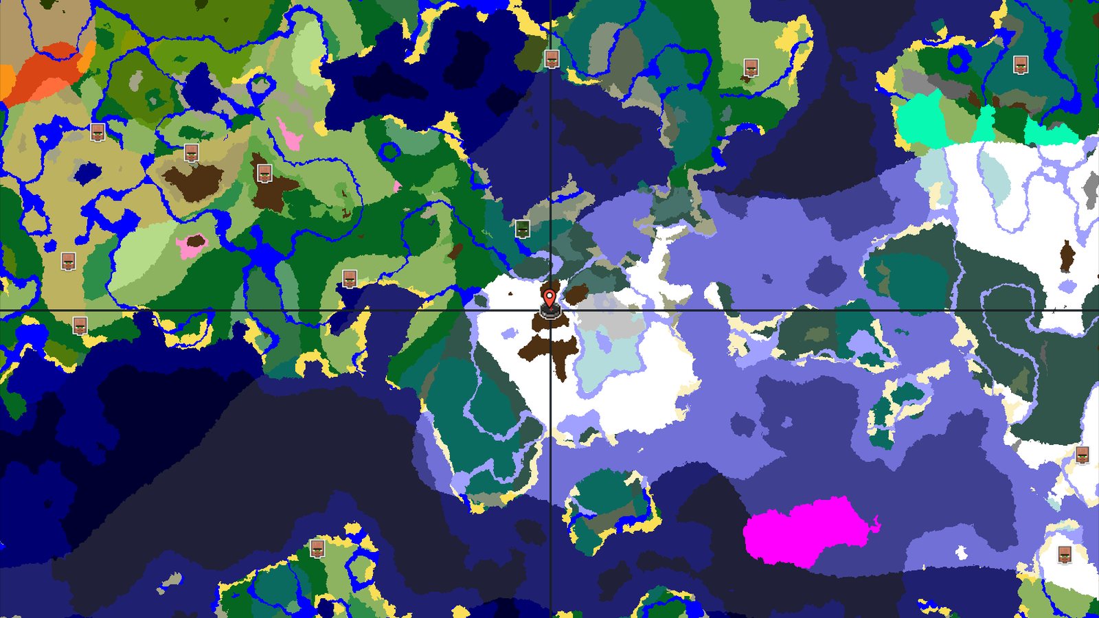 Ancient City Under Snowy Peaks — Minecraft seed preview