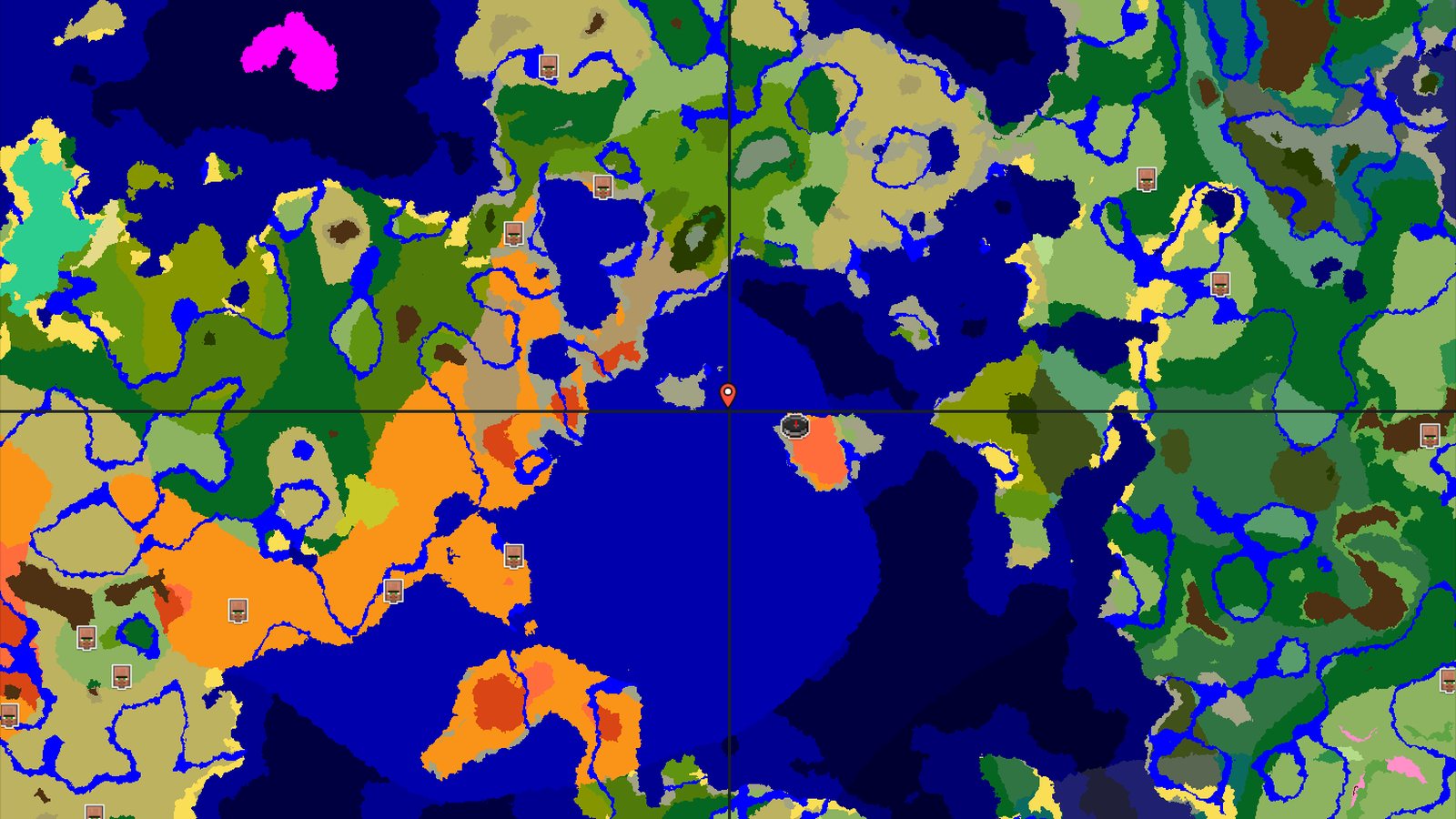 Ocean Spawns and Badlands Wonders — Minecraft seed preview