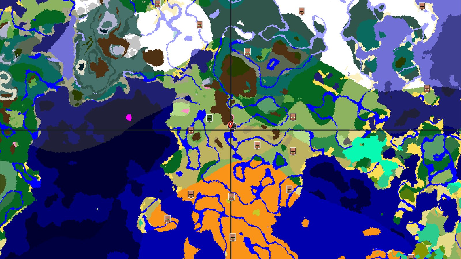 Savanna Spawn with a Close Cherry Grove — Minecraft seed preview