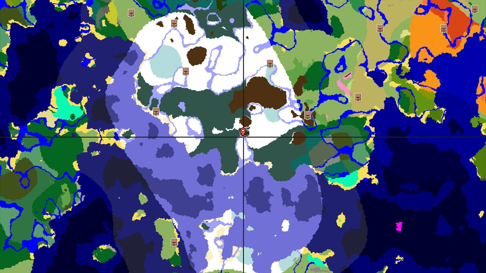 Snowy Taiga Spawn with Nearby Ancient City — Minecraft seed preview