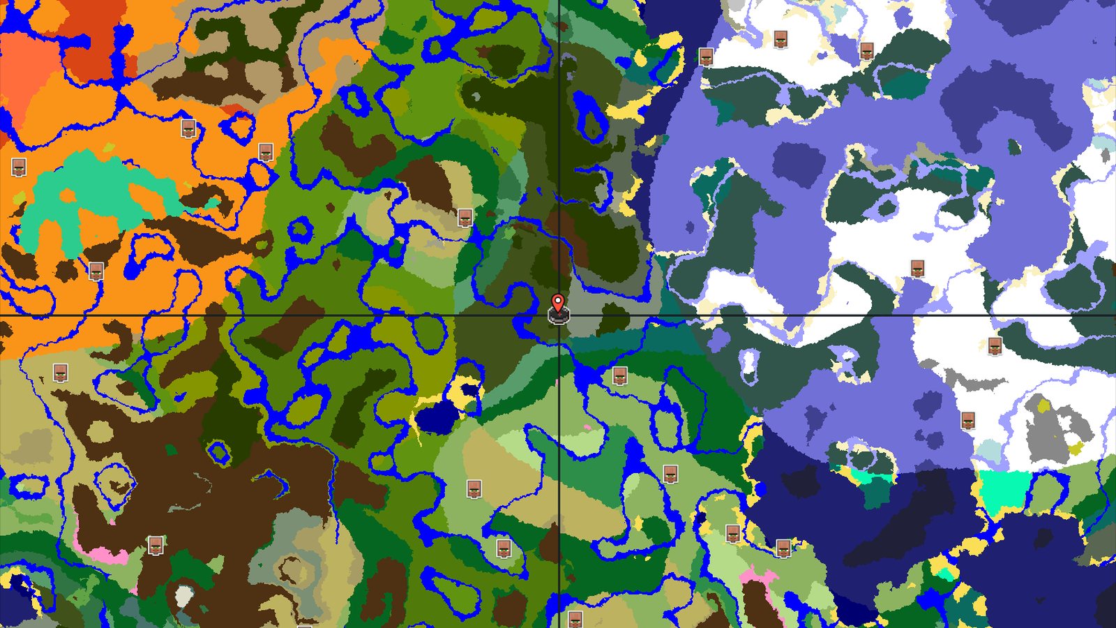 Dark Forest Spawn with Nearby Trial Chambers — Minecraft seed preview