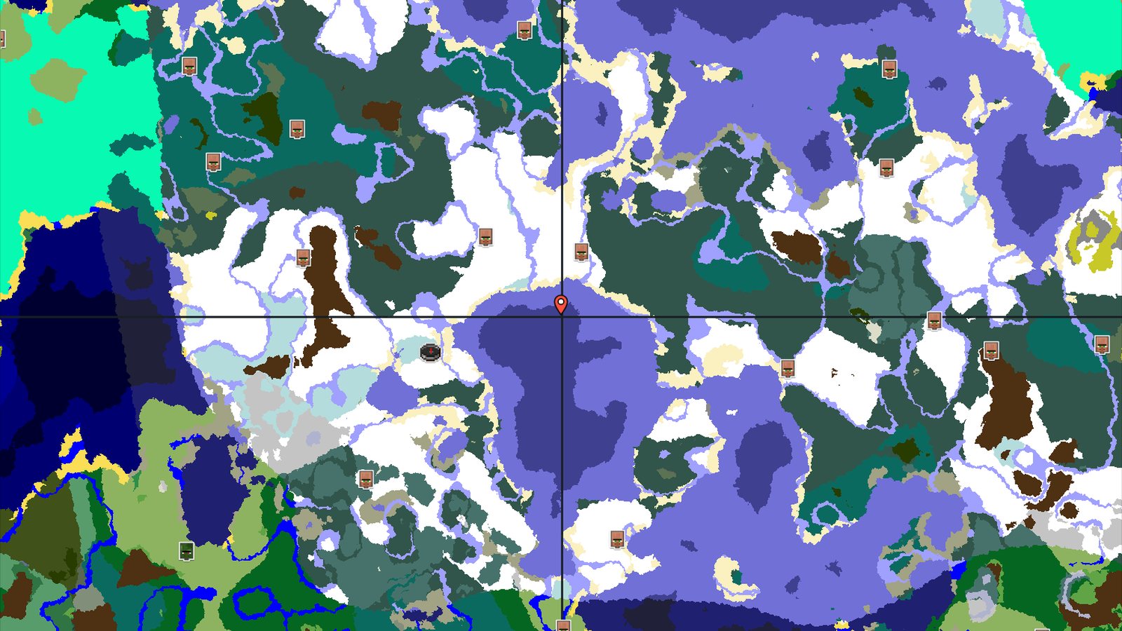 Ice Spikes Spawn with Nearby Trial Chambers — Minecraft seed preview