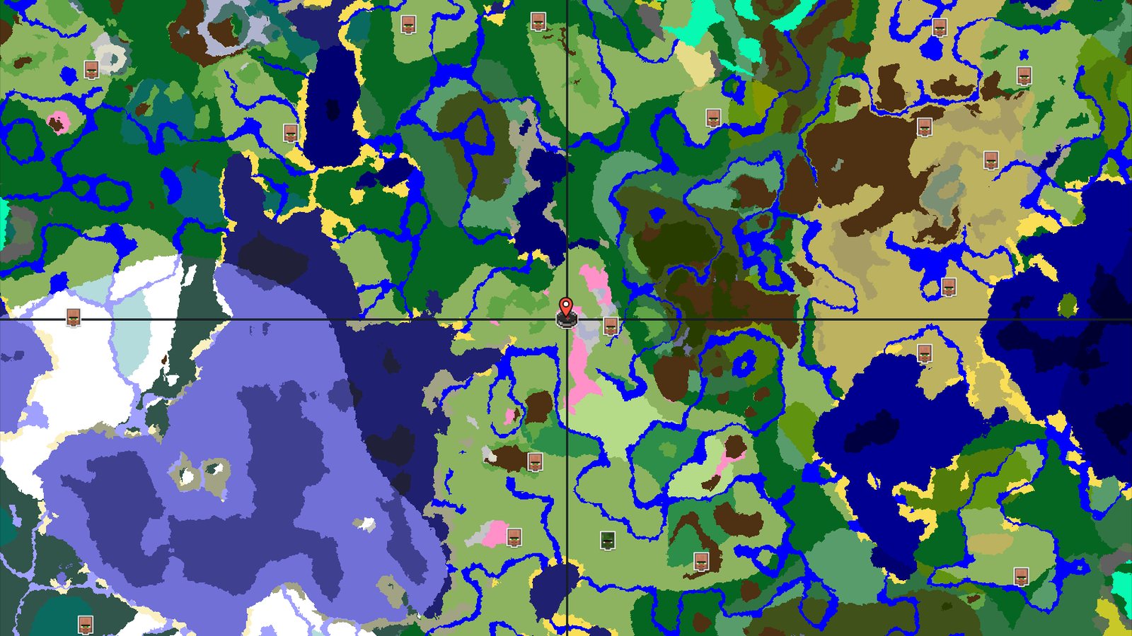 A Cherry Grove Spawn with Distant Wonders — Minecraft seed preview