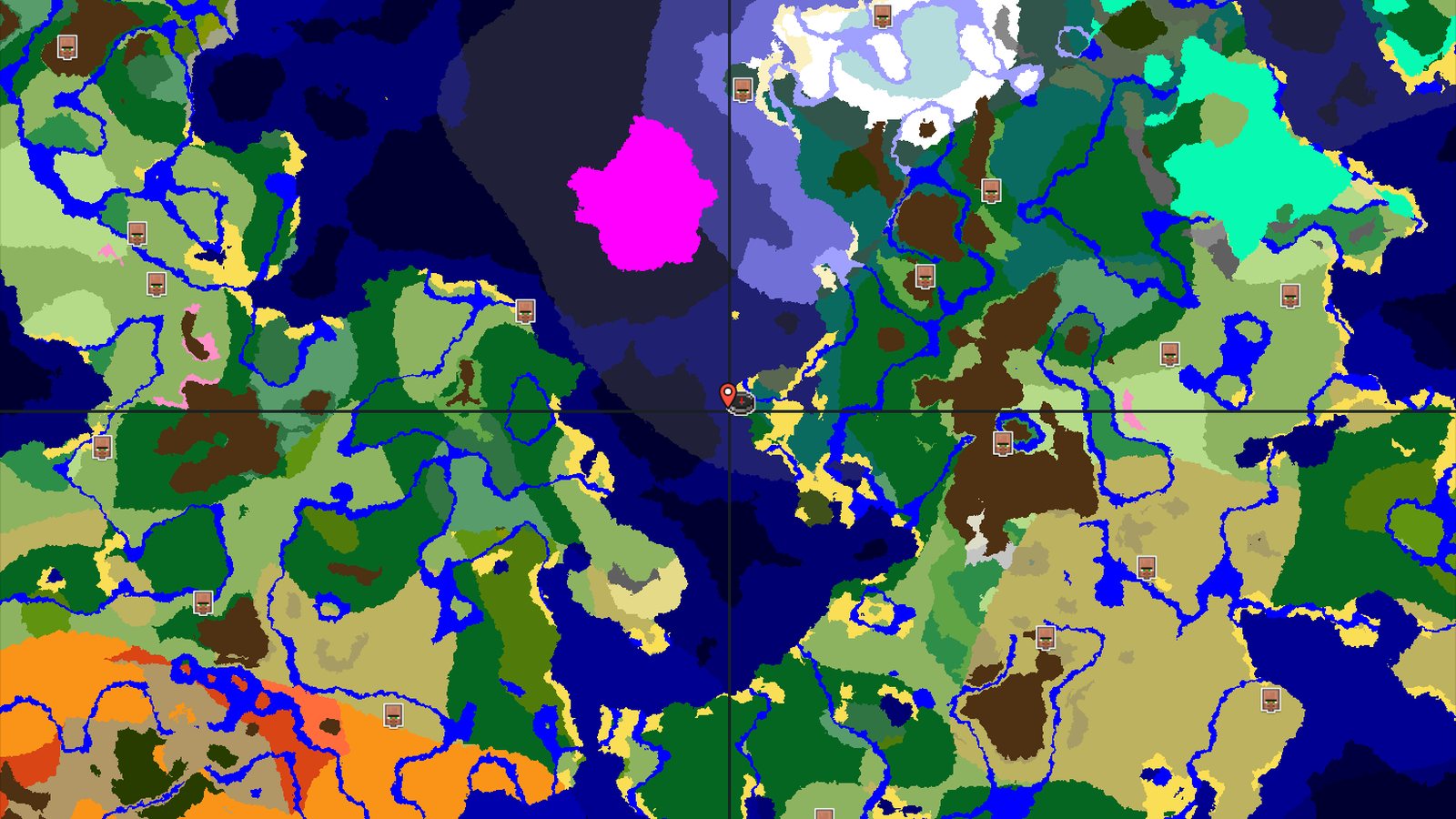 Forest Spawn with Nearby Ruined Portal and Buried Treasure — Minecraft seed preview