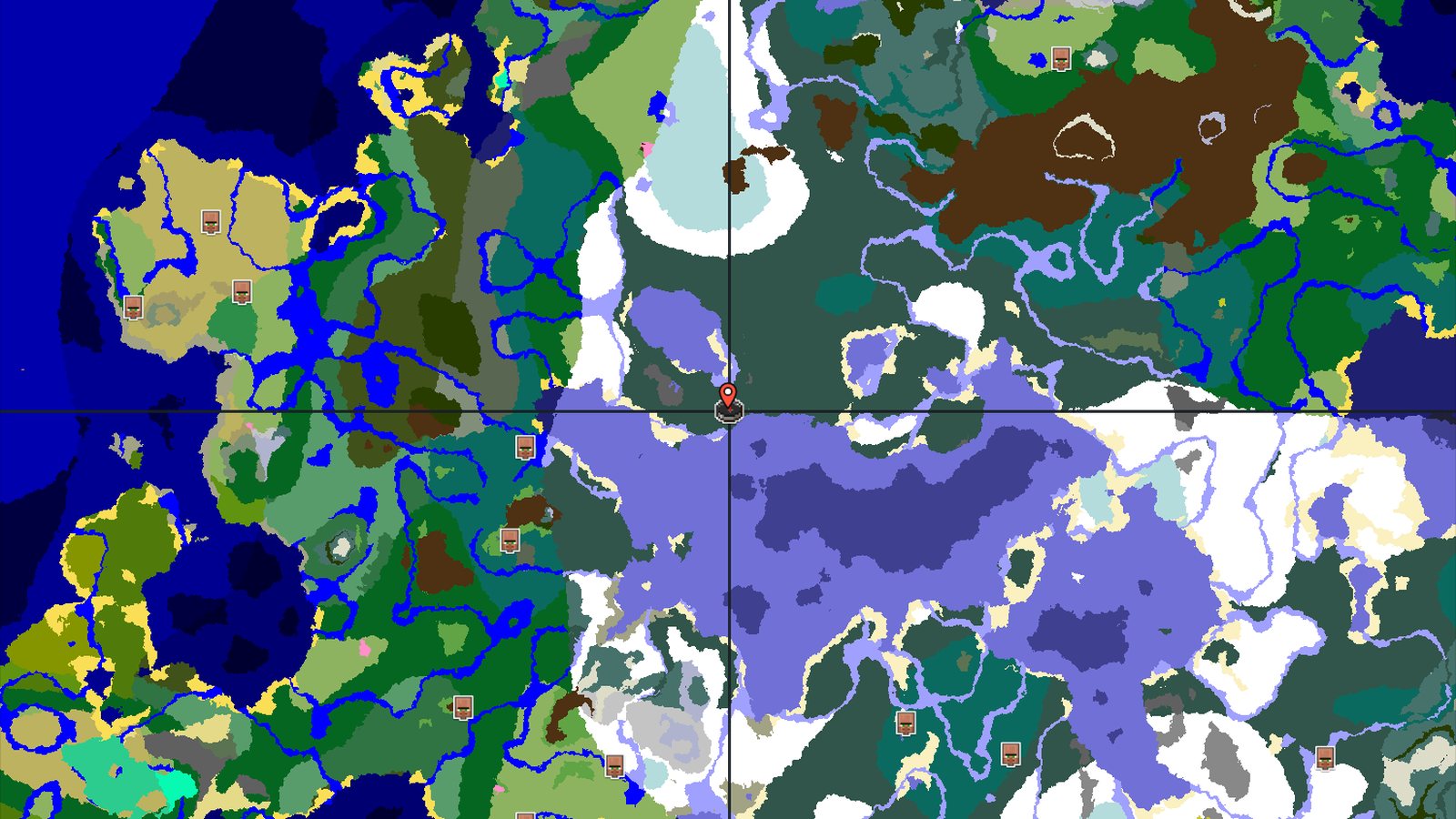 Snowy Taiga Spawn with Nearby Ancient City — Minecraft seed preview