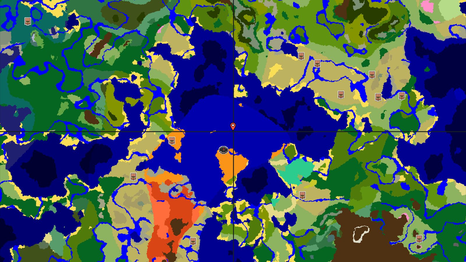 Desert Island with Bamboo Jungle — Minecraft seed preview