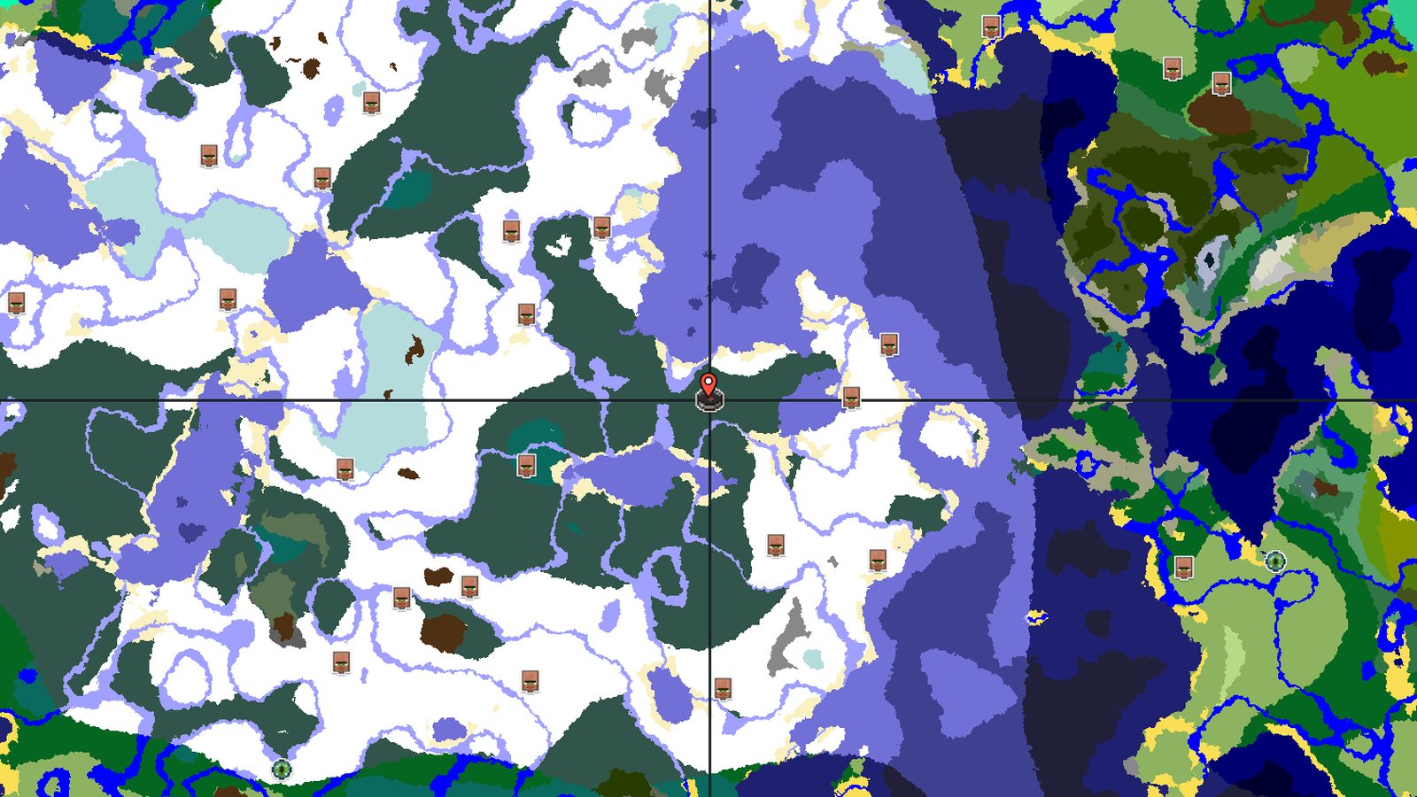 Abandoned Camp and Ocean Ruin — Minecraft seed preview