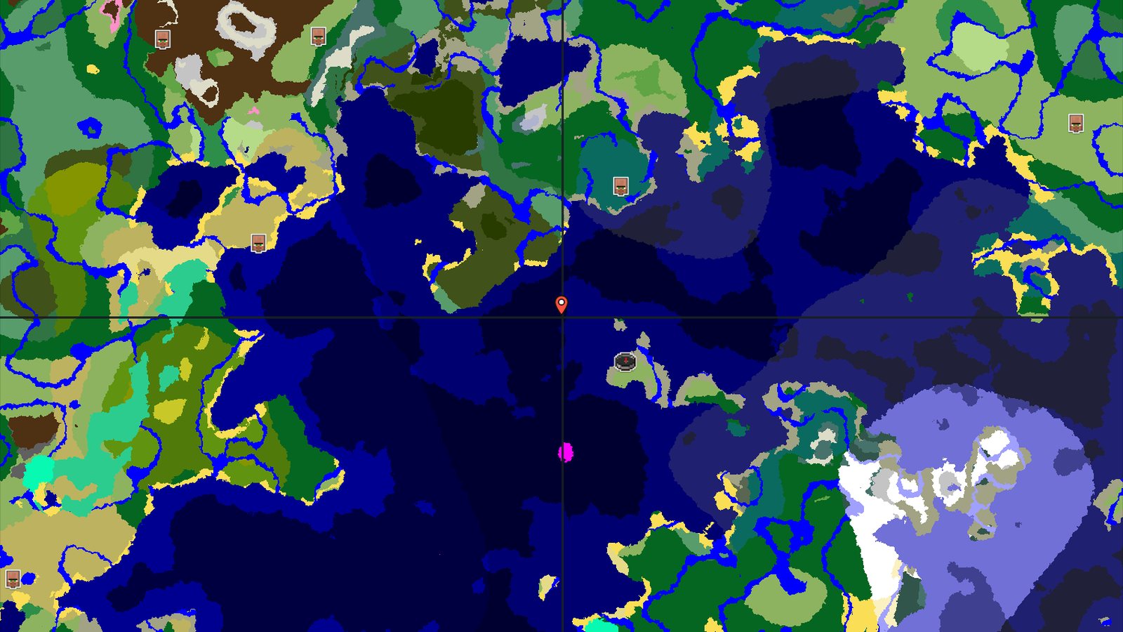 Ocean Spawn with Nearby Trial Chambers — Minecraft seed preview