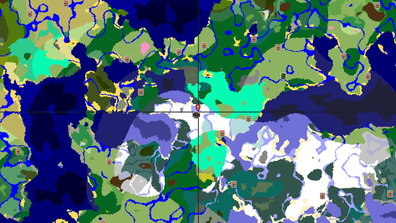 Ice Spikes Near Spawn with Trial Chambers — Minecraft seed preview