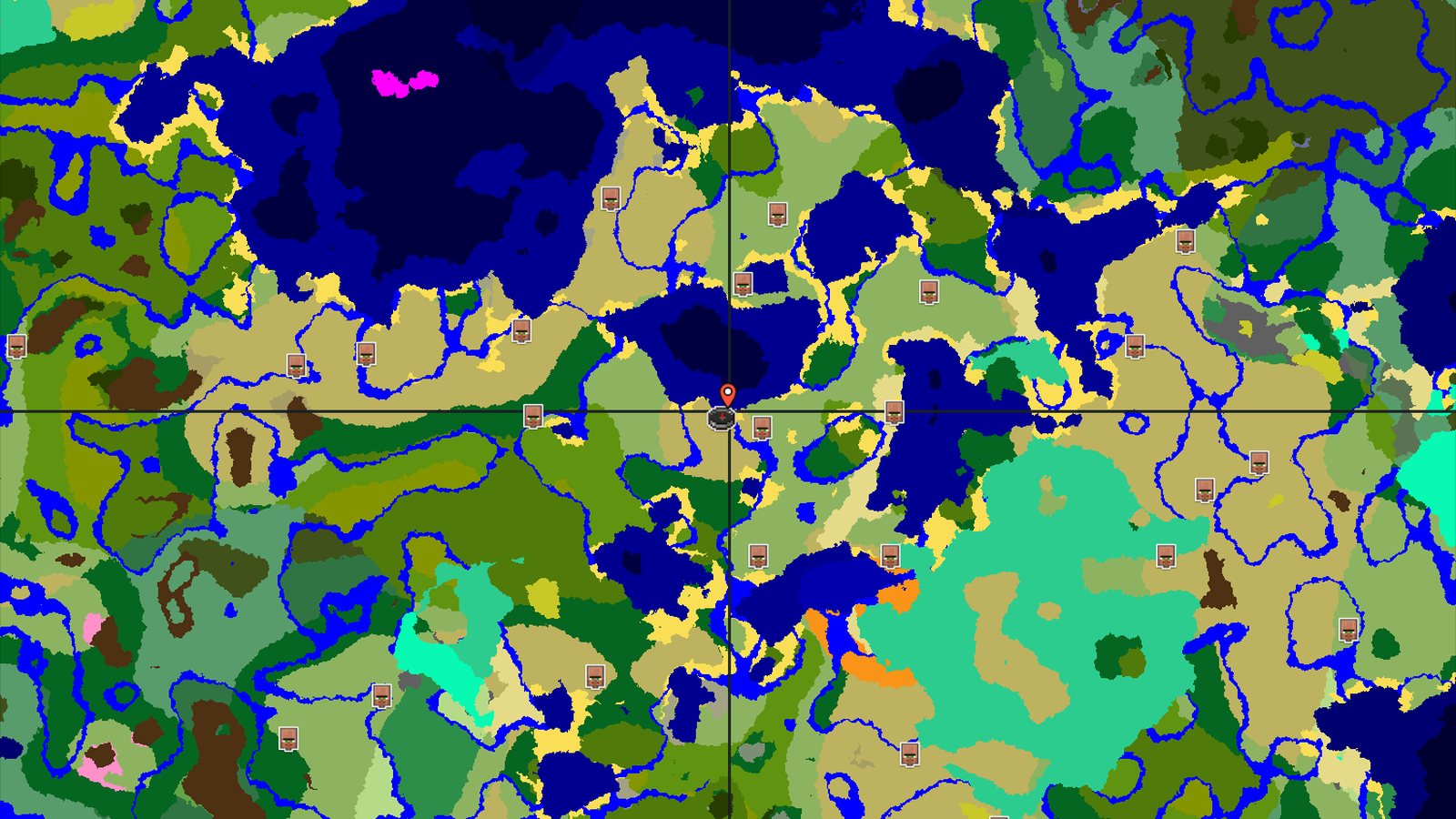 Savanna Spawn with a Village and Jungle Nearby — Minecraft seed preview