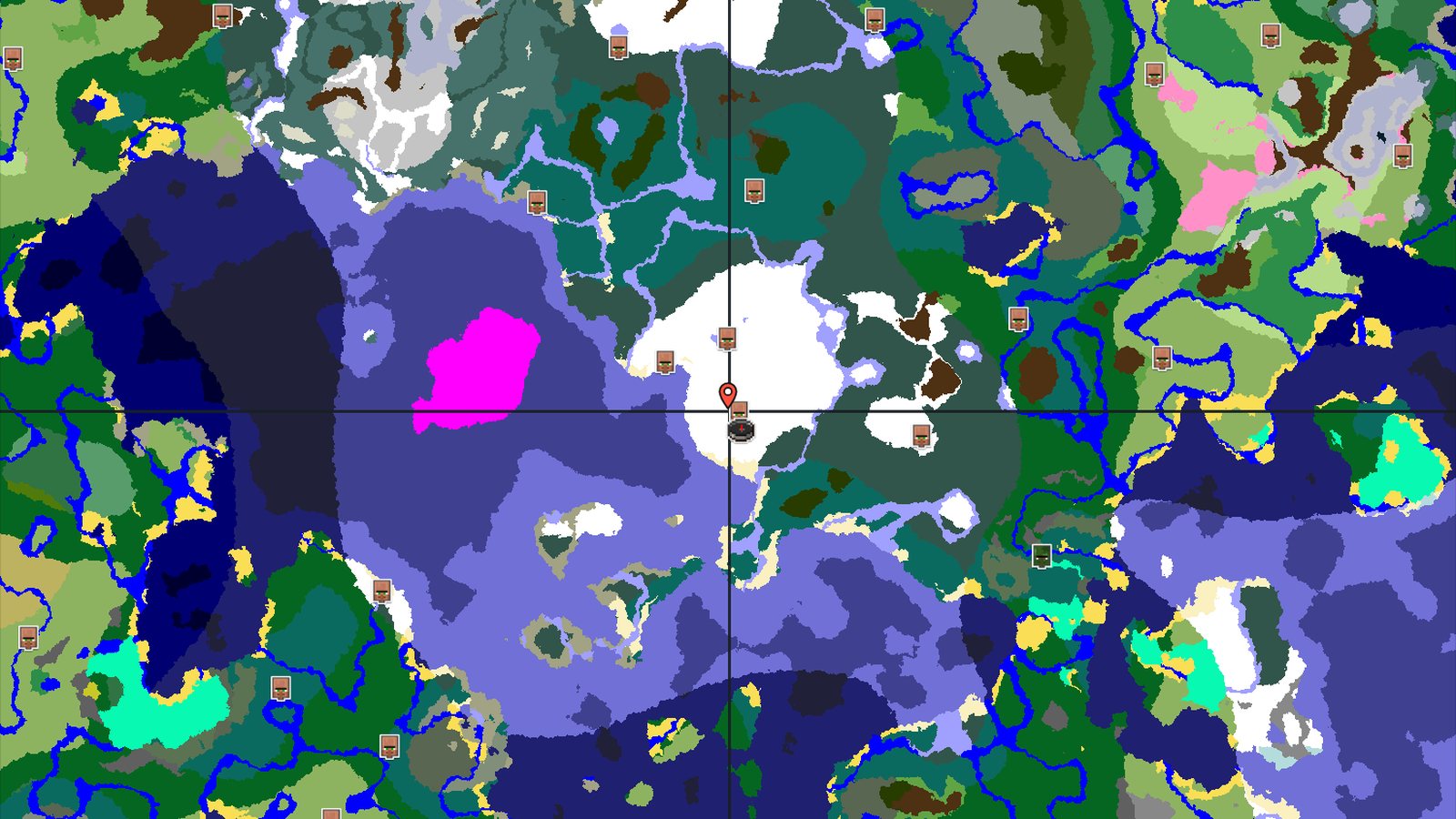 A Cold Start With Close Underground Treasures — Minecraft seed preview