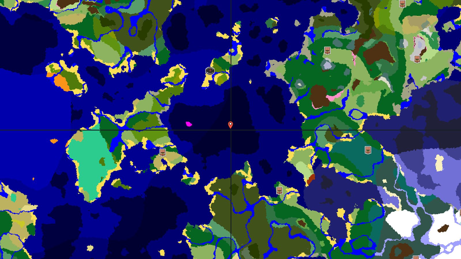 Bamboo Jungle Island — Minecraft seed preview