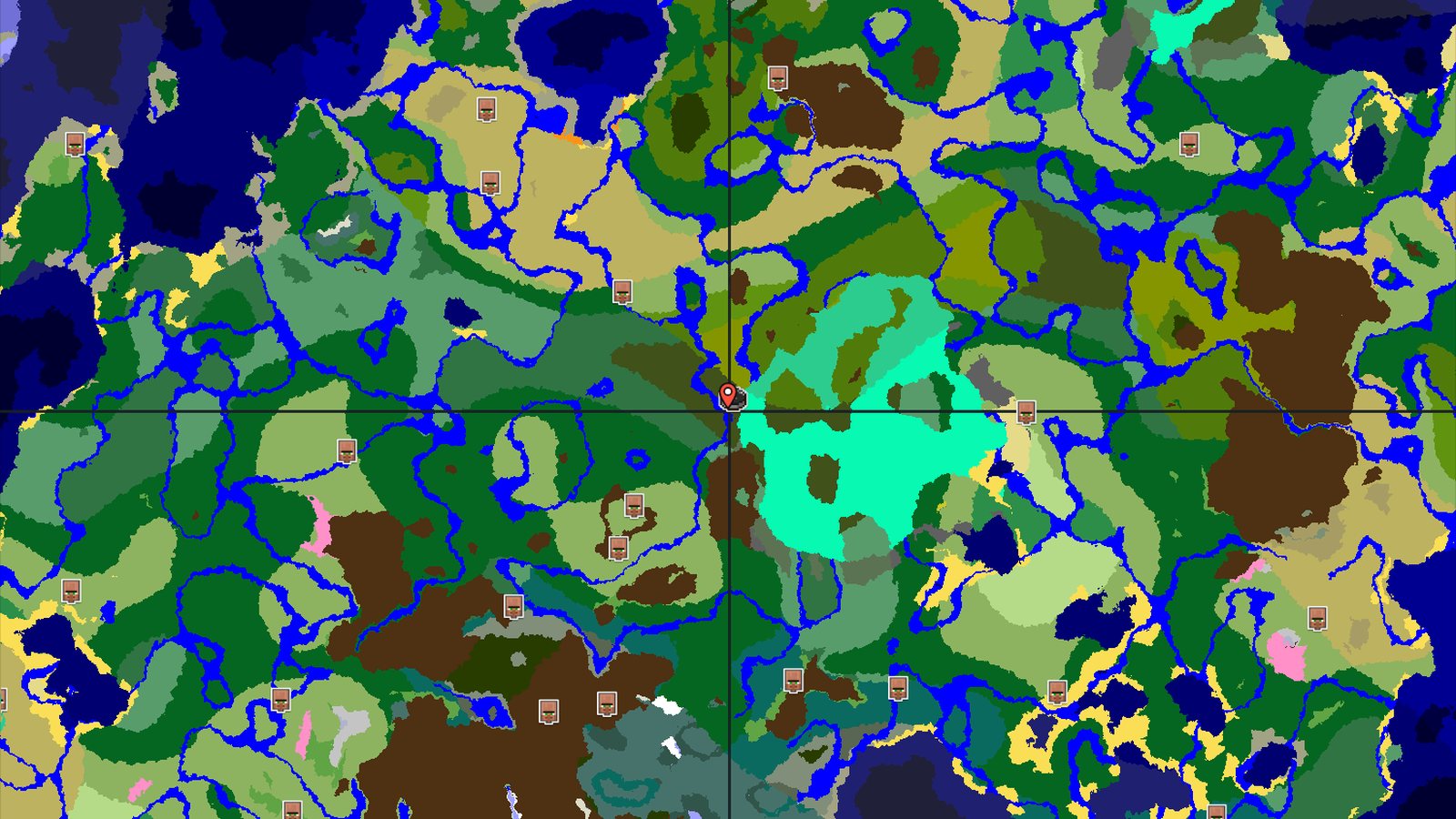 Bamboo Jungle and Swamp Near Dark Forest Spawn — Minecraft seed preview