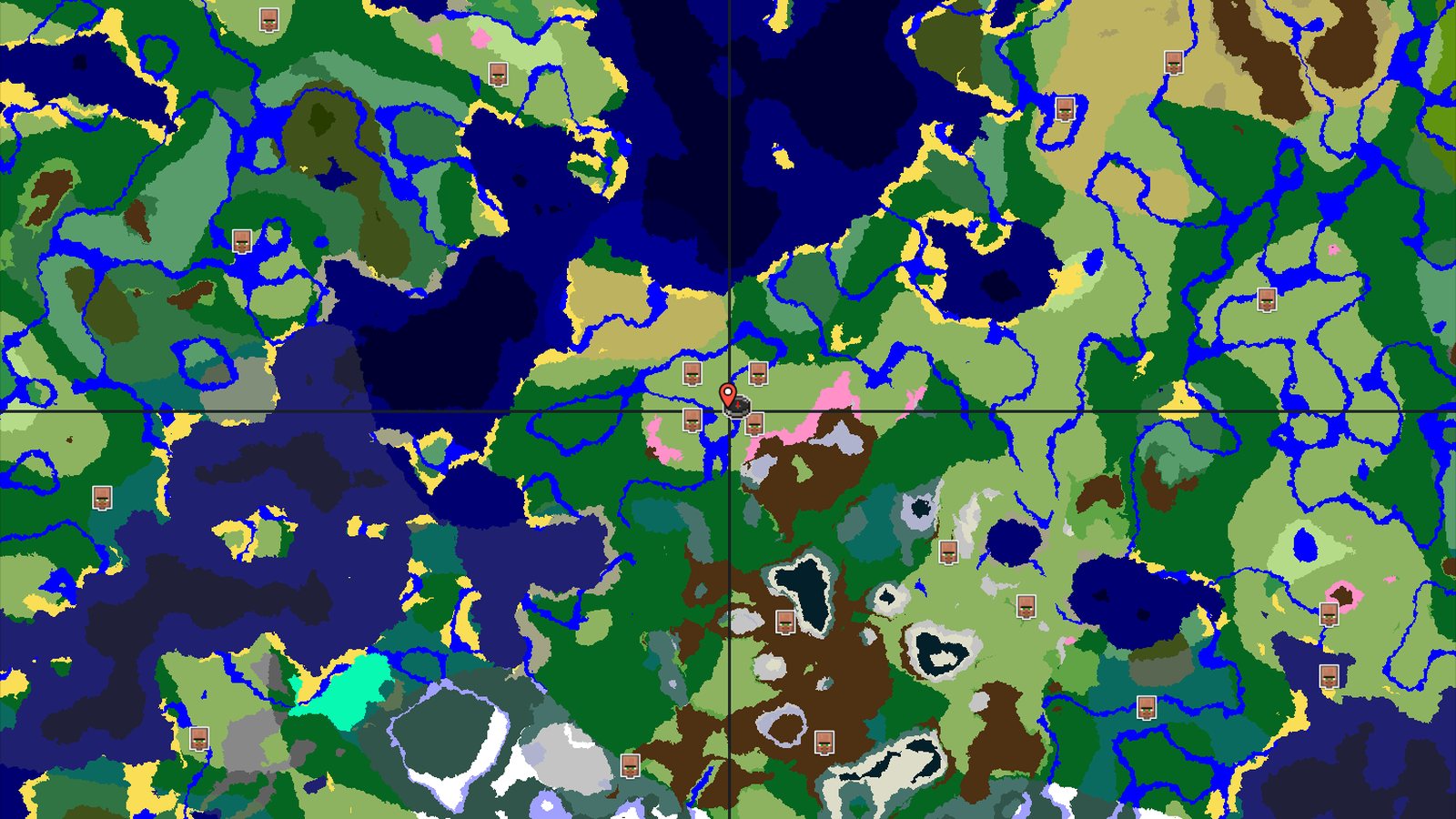 Cherry Grove Mountainside Near Spawn — Minecraft seed preview
