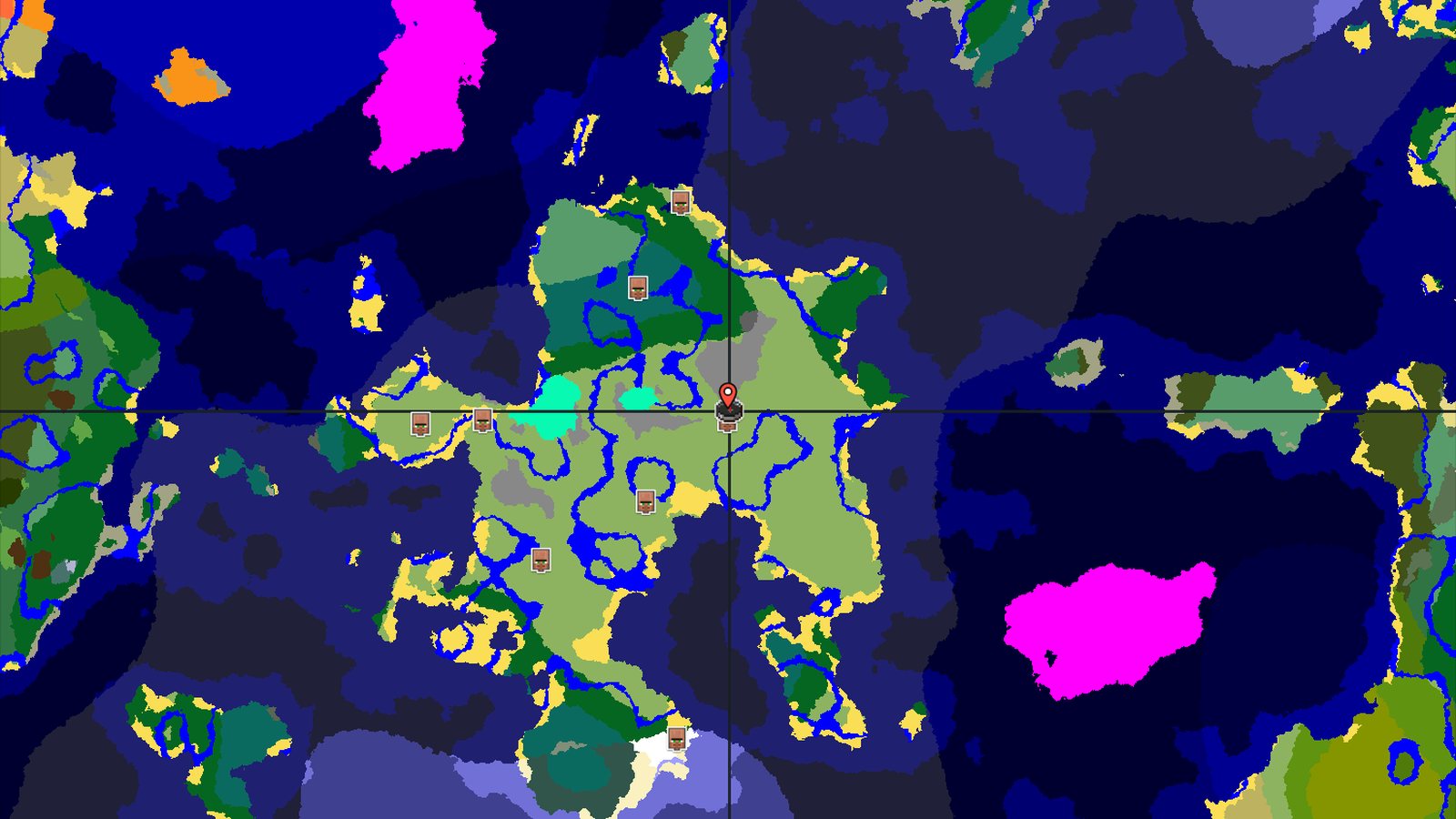 A Village and Windswept Hills Near Spawn — Minecraft seed preview