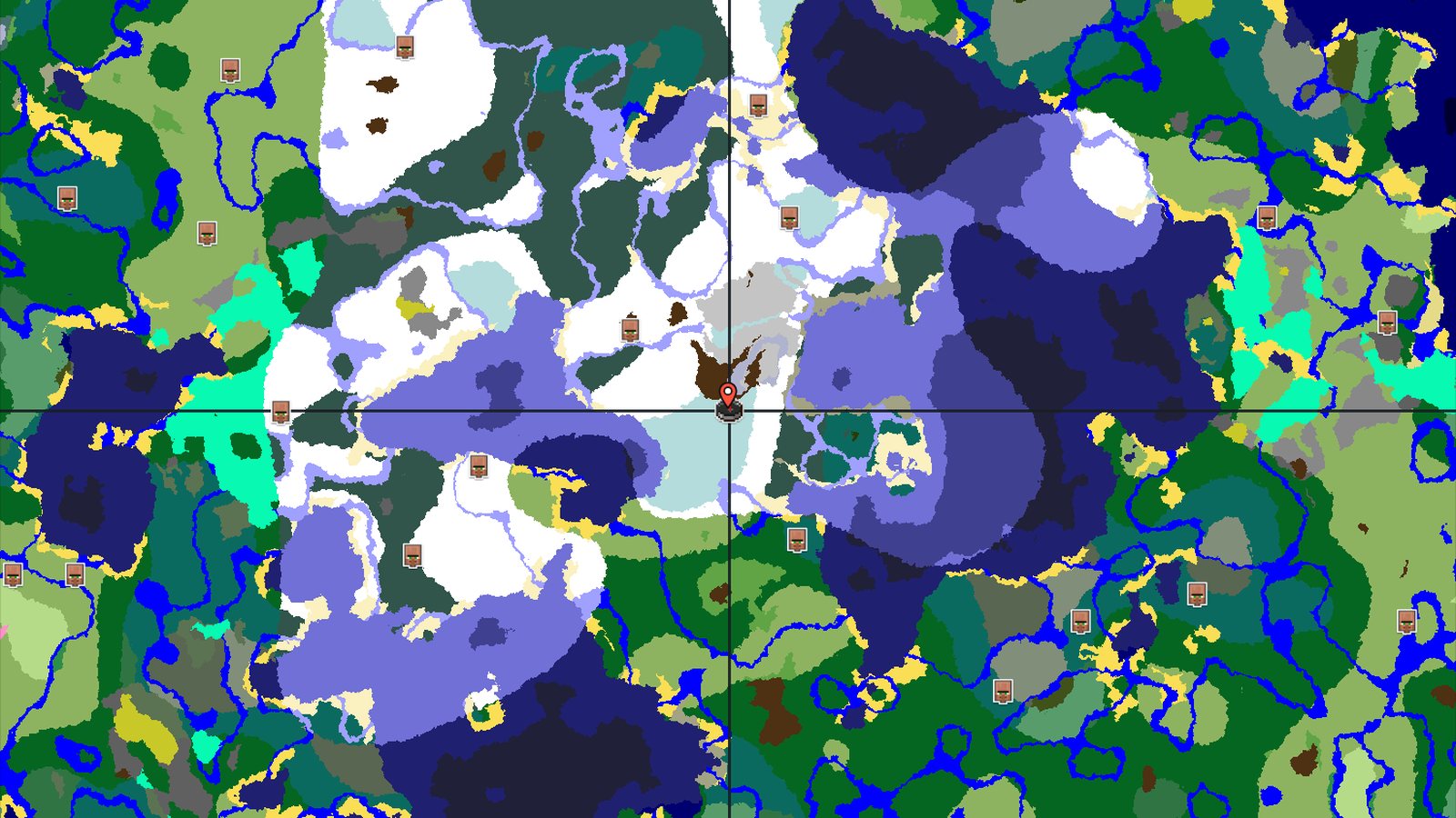 Ice Spikes Spawn with Nearby Trial Chambers — Minecraft seed preview