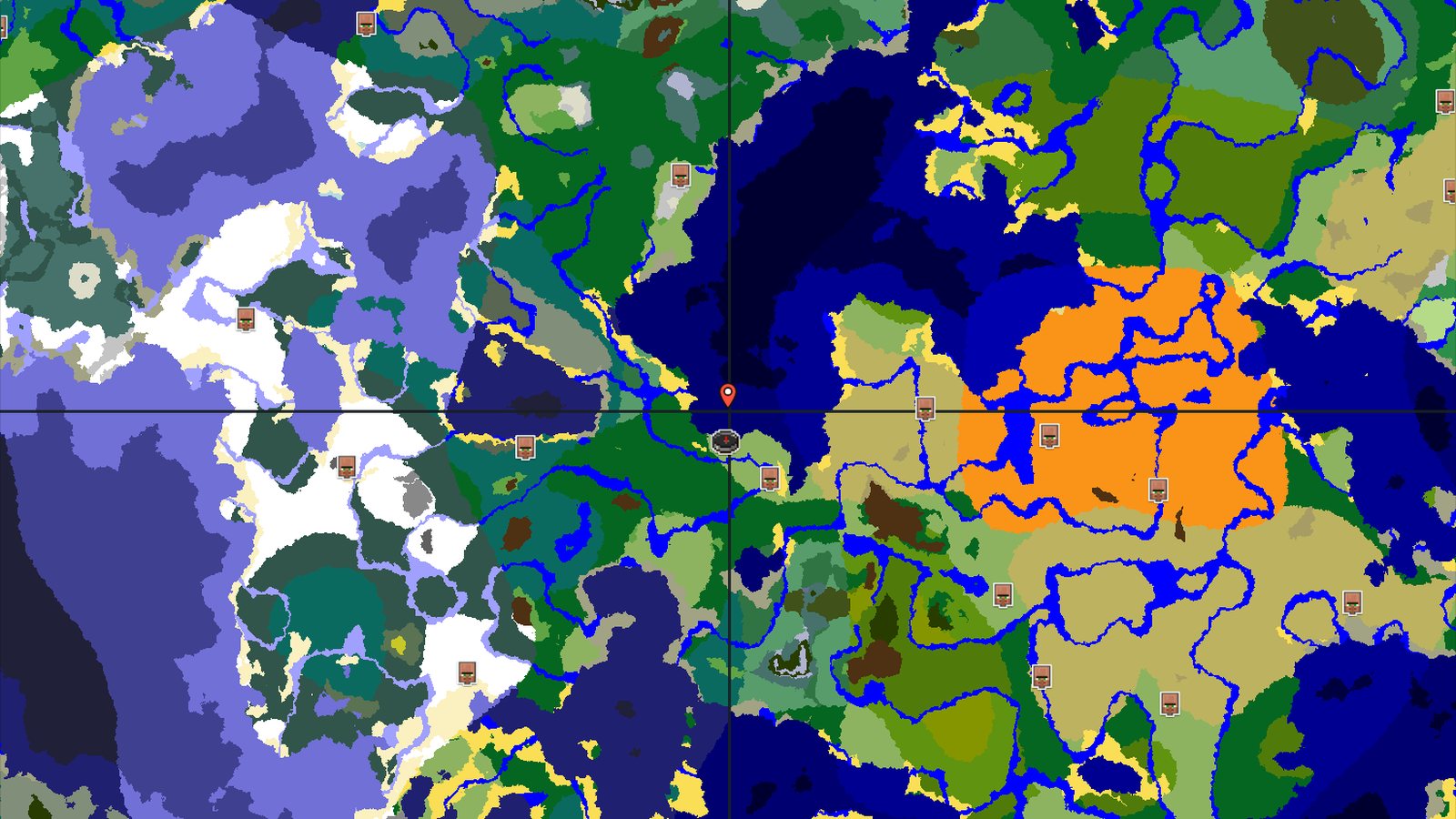 Ocean, Plains, and Forest: A Balanced Start — Minecraft seed preview