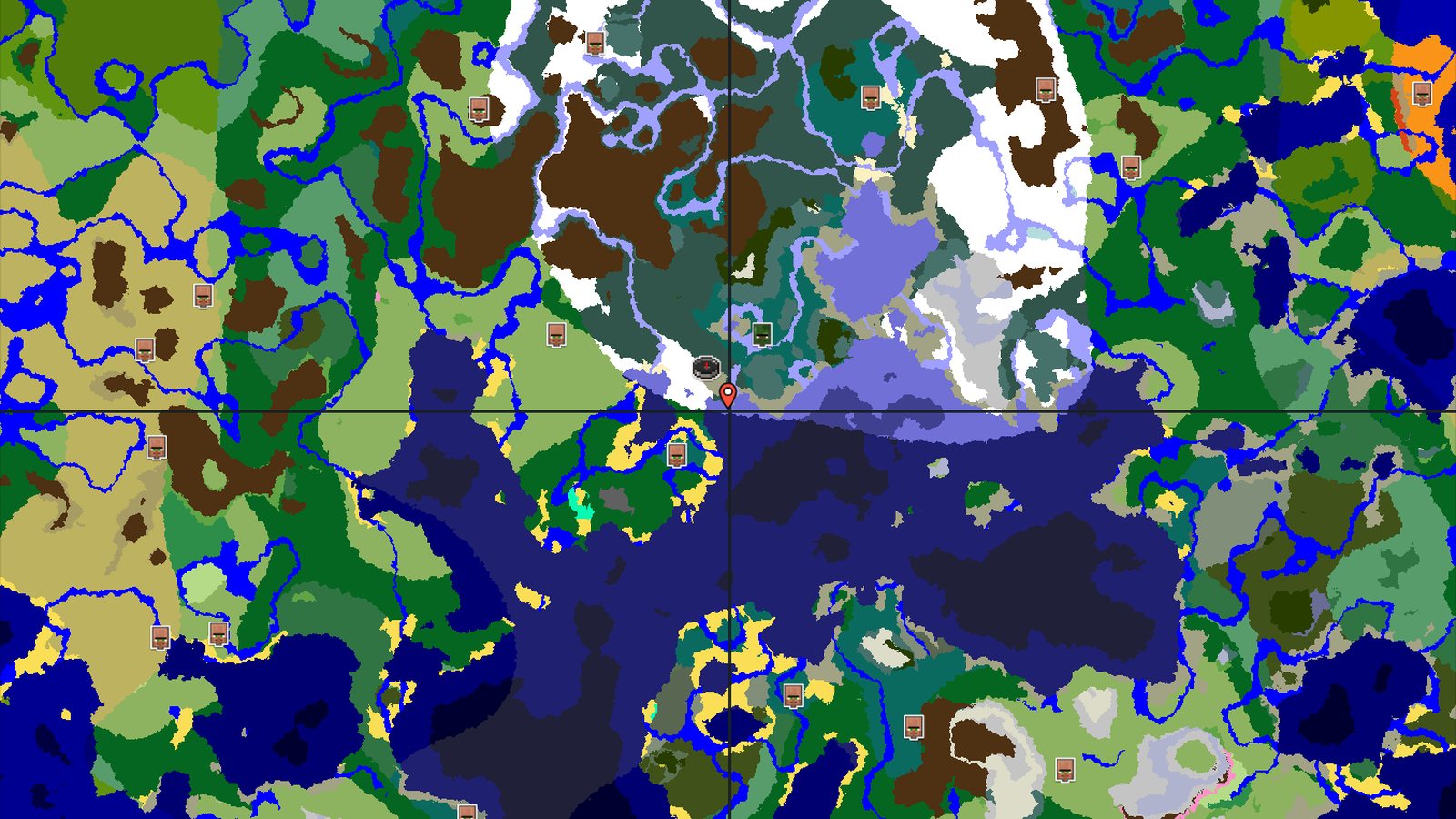 Spawn in Snowy Taiga with a Blacksmith Village Nearby — Minecraft seed preview