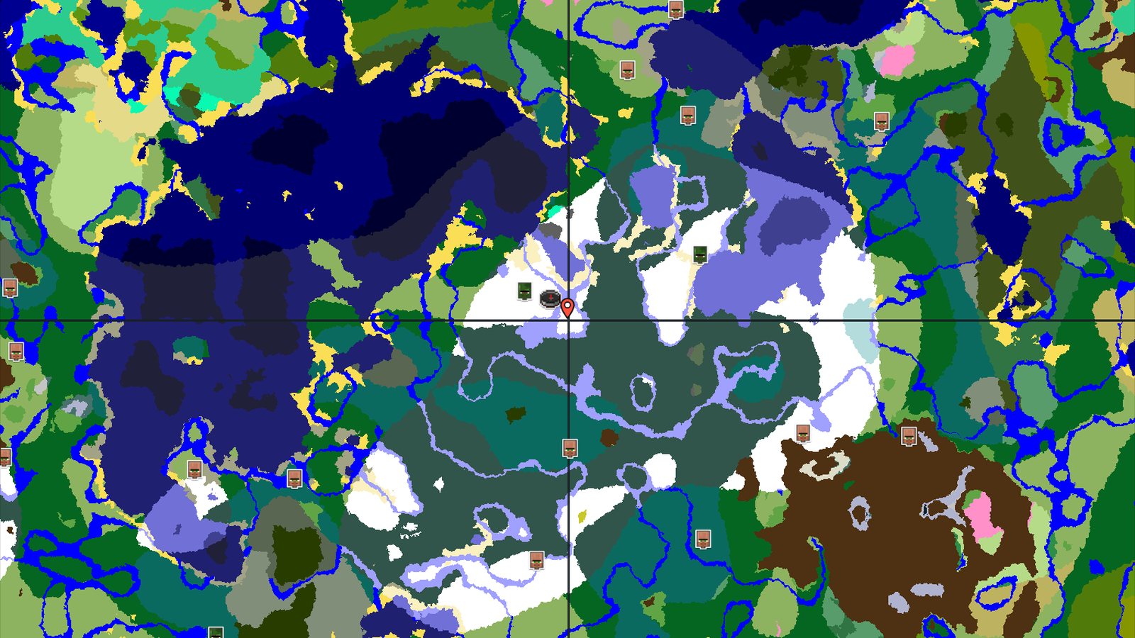 Spawn Near a Rare Abandoned Village — Minecraft seed preview