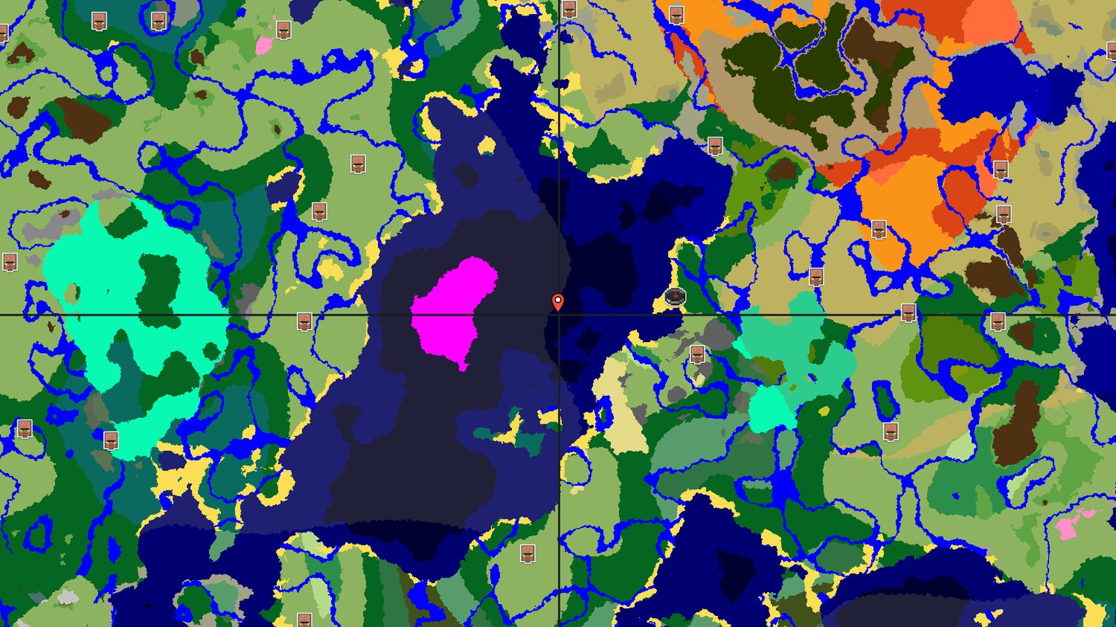 Mushroom Island and Jungle Temple — Minecraft seed preview