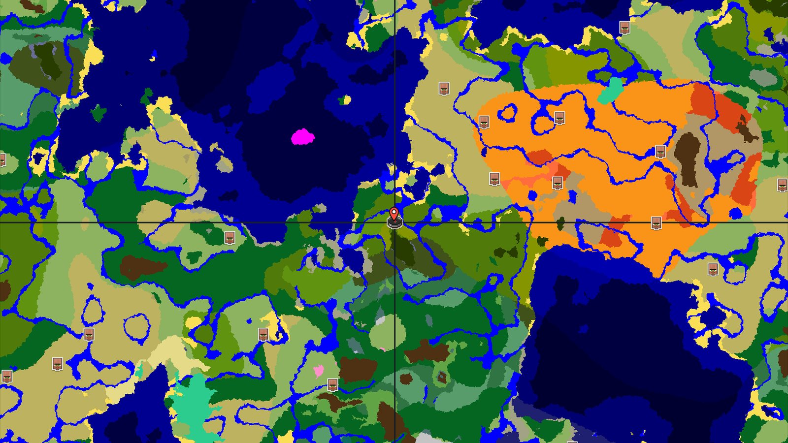 Bamboo Jungle Spawn with Nearby Pale Garden — Minecraft seed preview