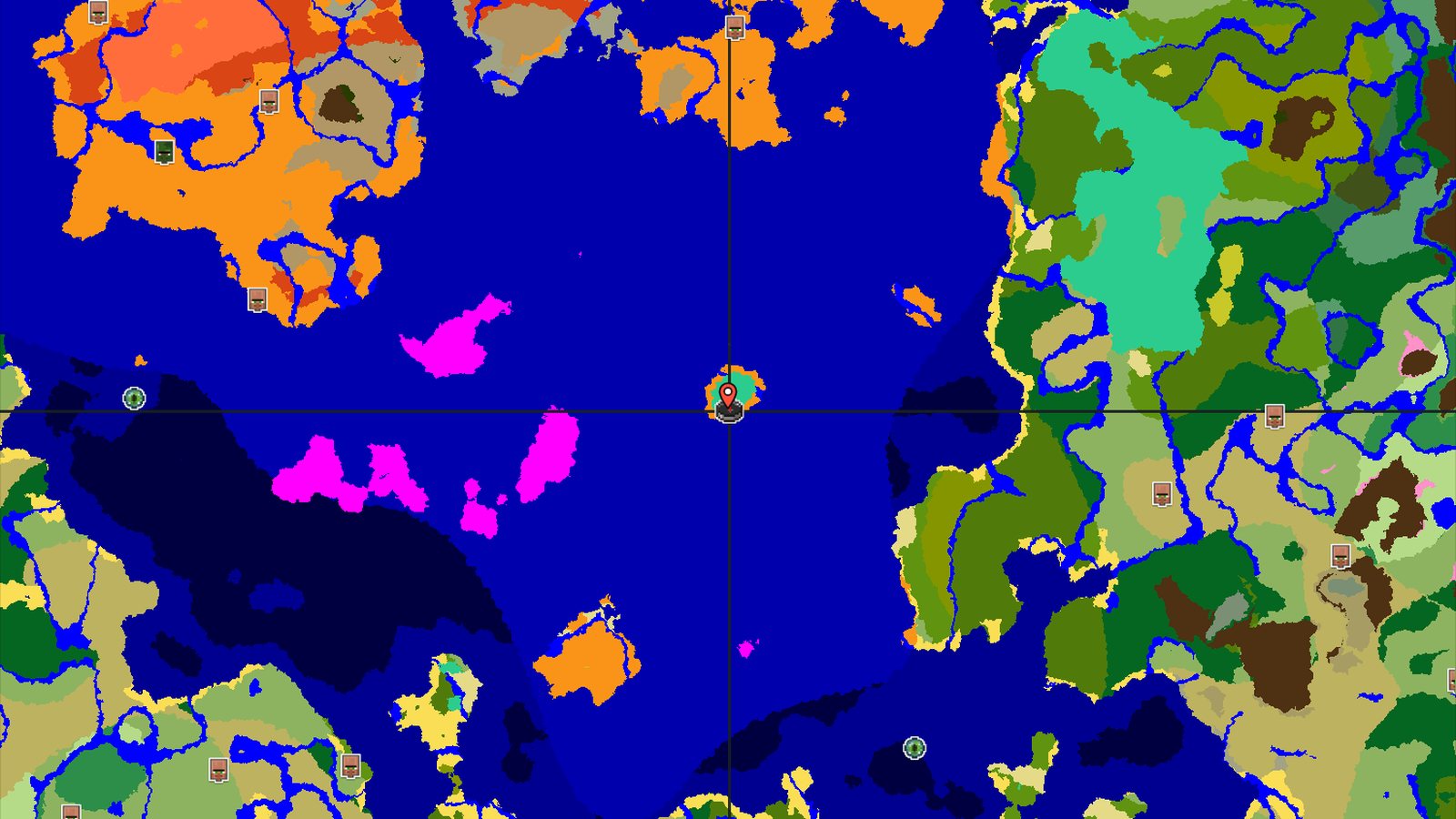 Island Spawn with Nearby Trial Chambers — Minecraft seed preview