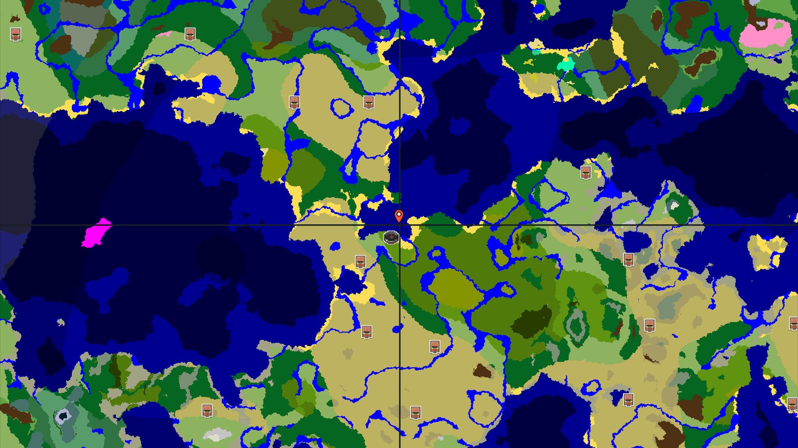 Jungle Temple and Village Near a Beach Spawn — Minecraft seed preview