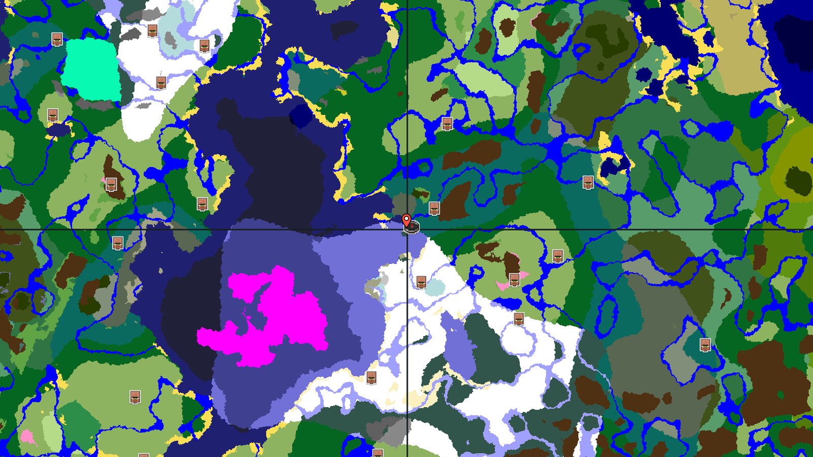 Snowy Village at the Edge of a Frozen Ocean — Minecraft seed preview